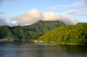 Sailing into Pago Pago